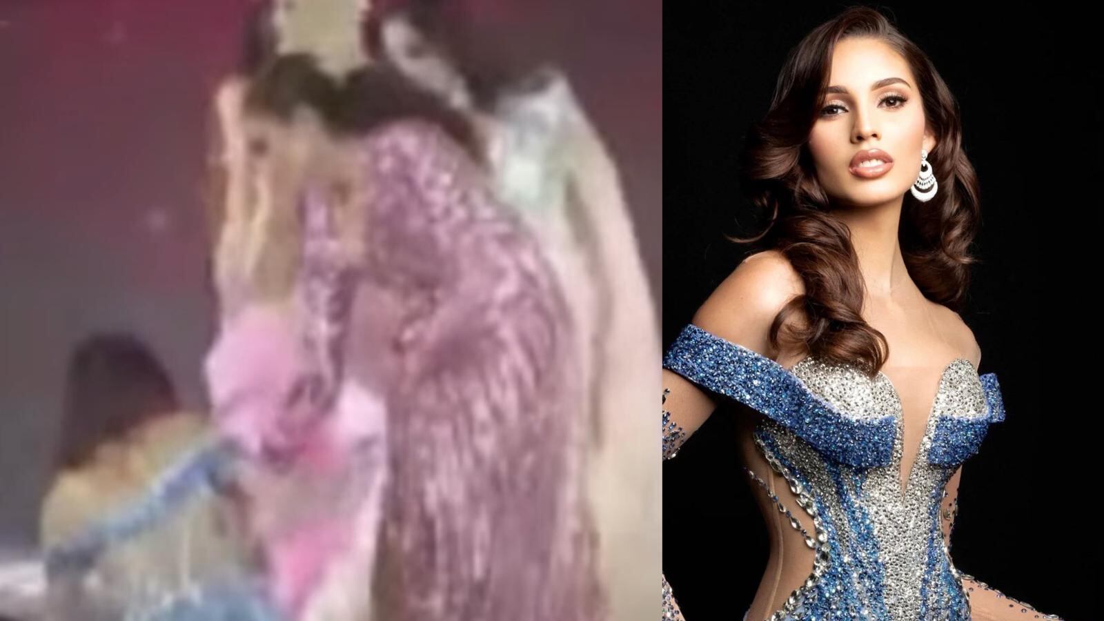 Miss Dependencias Federales sufre percance en desfile de la preliminar..