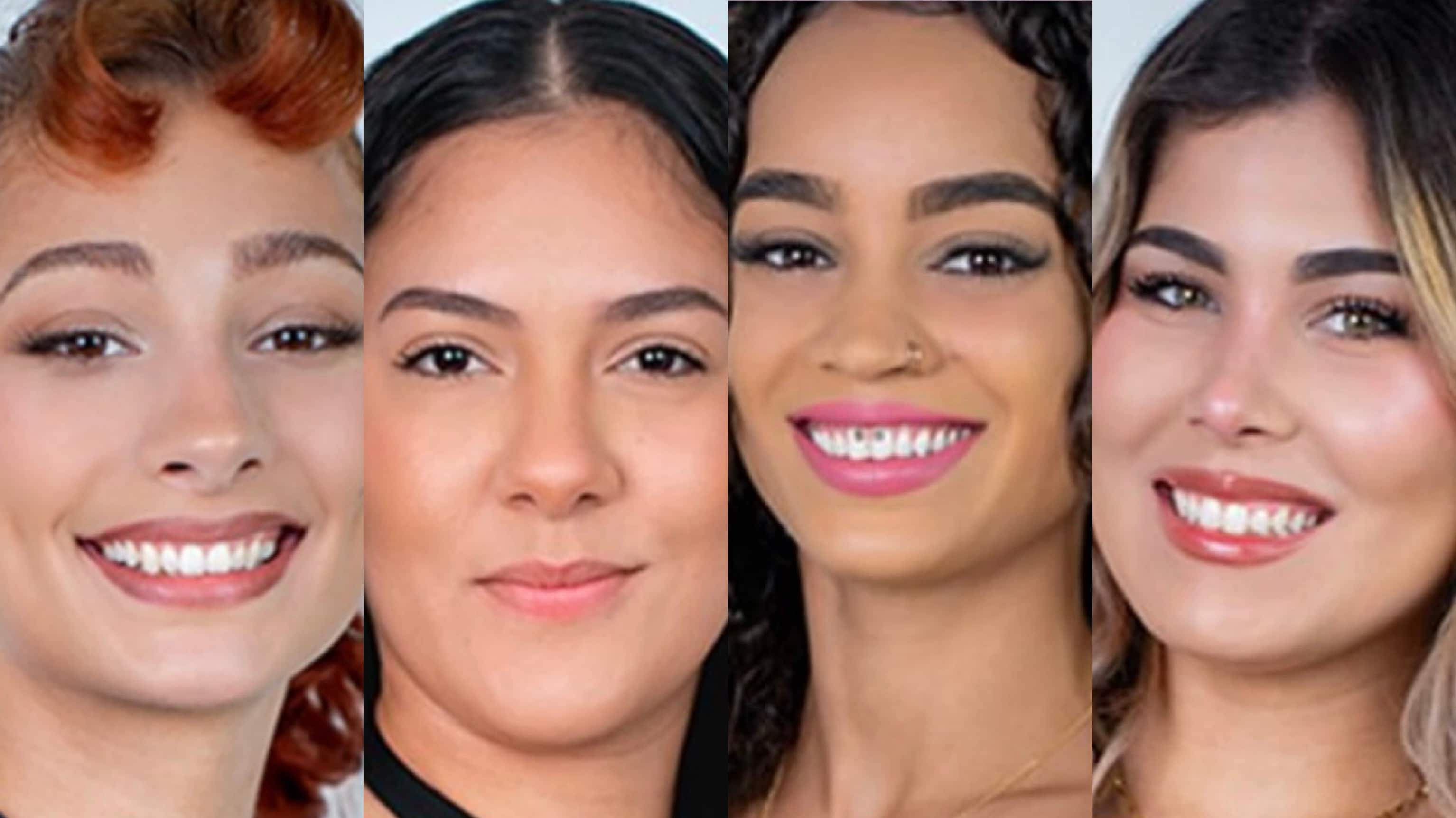 Miss Gurabo, Miss Carolina, Miss Trujillo Alto y Miss Canóvanas.