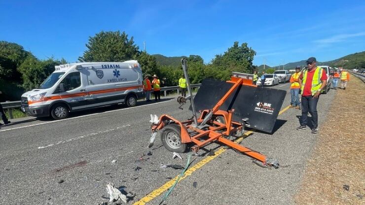 Aumentan los accidentes de tránsito en zonas de mantenimiento