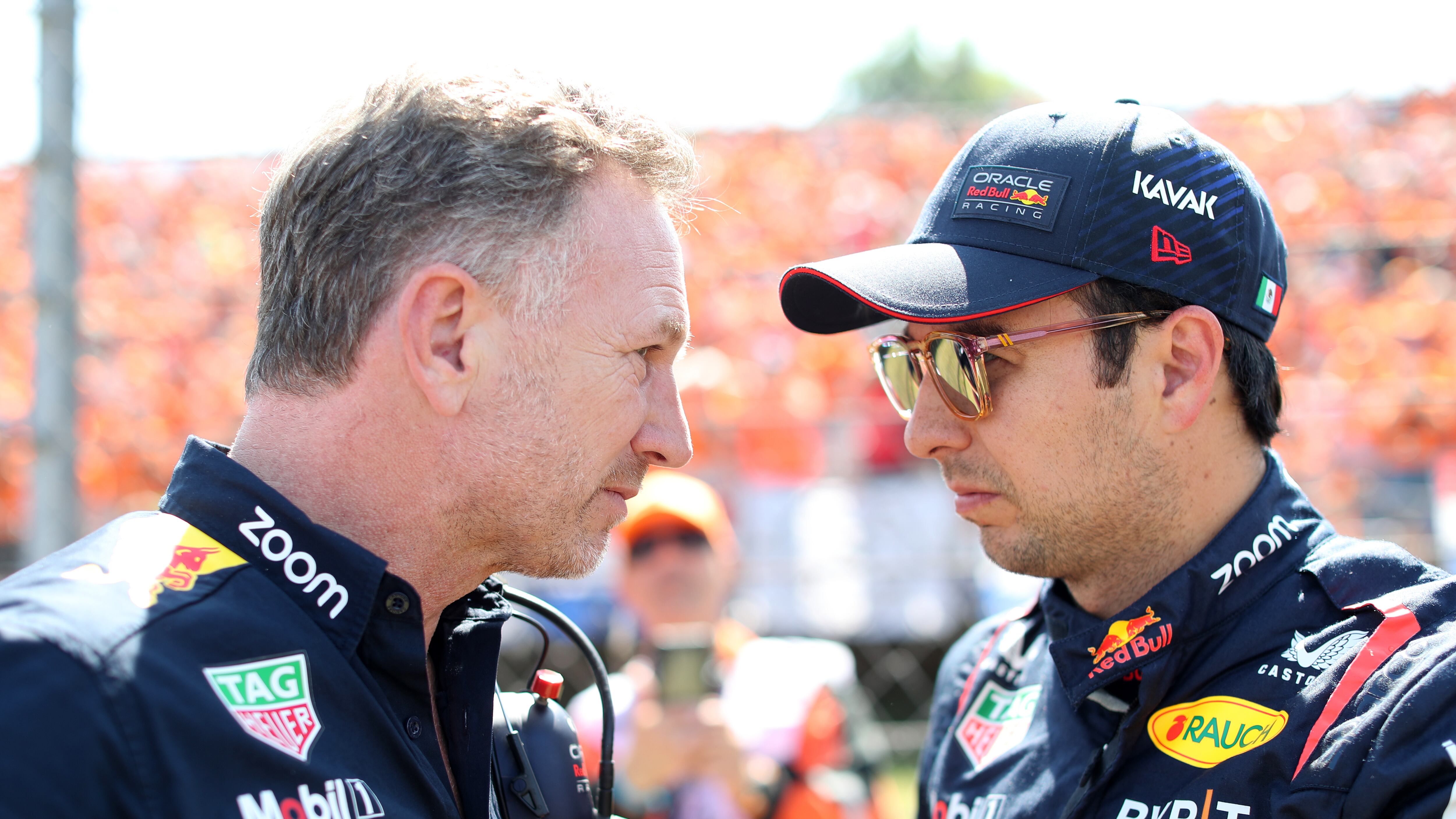 Christian Horner habla sobre la carrera de Checo Pérez en el GP de Imola.