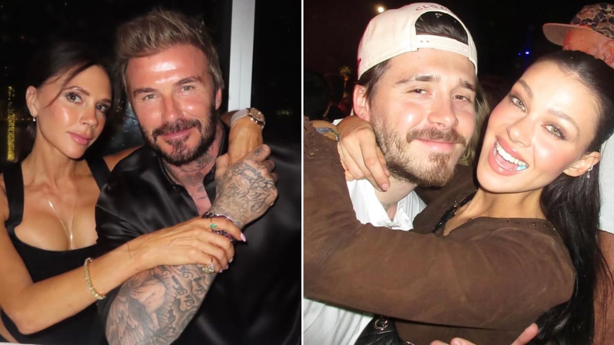 David y Victoria Beckham / Brooklyn y Nicola Peltz