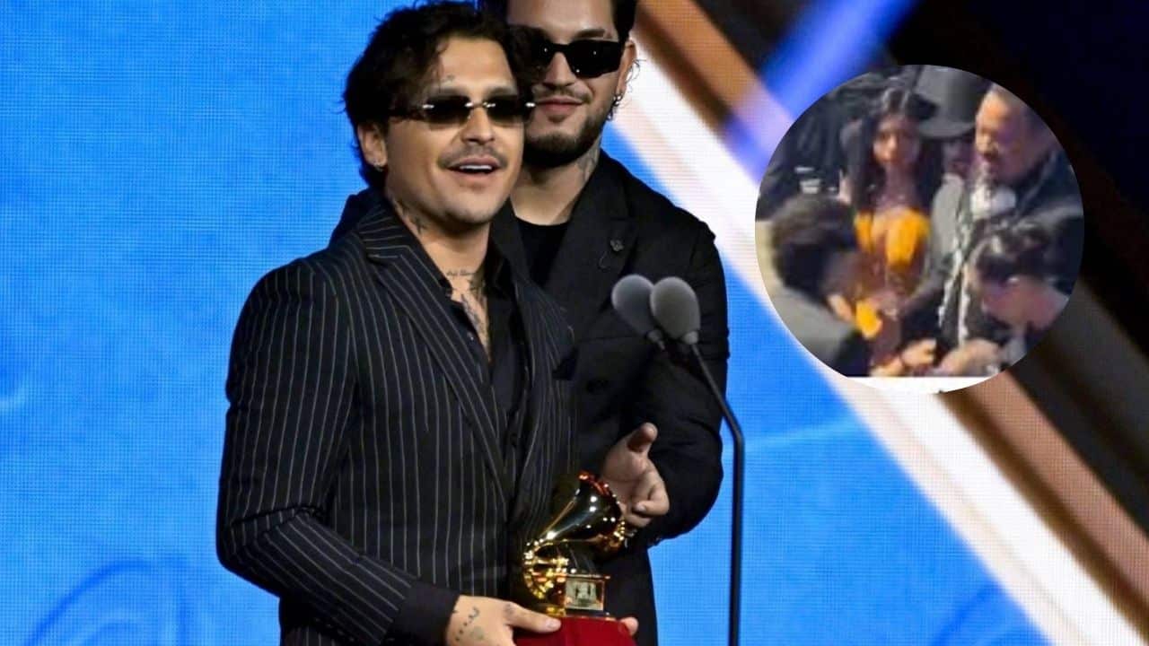 La cantante fue captada muy molesta con su esposo, tras haberla ignorado en los Grammy