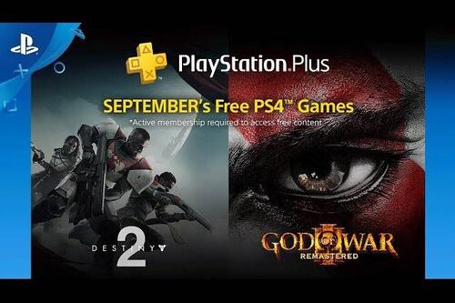 Destiny 2 y God of War III Remastered entre los juegos "gratuitos" de PlayStation Plus para septiembre