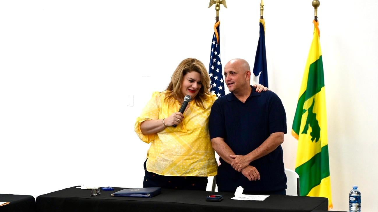 Alcalde de Culebra y la gobernadora de Puerto Rico