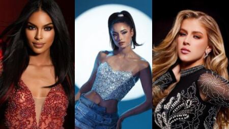 Miss Fajardo, Miss Toa Alta y Miss Aguadilla en Miss Universe Puerto Rico 2022.