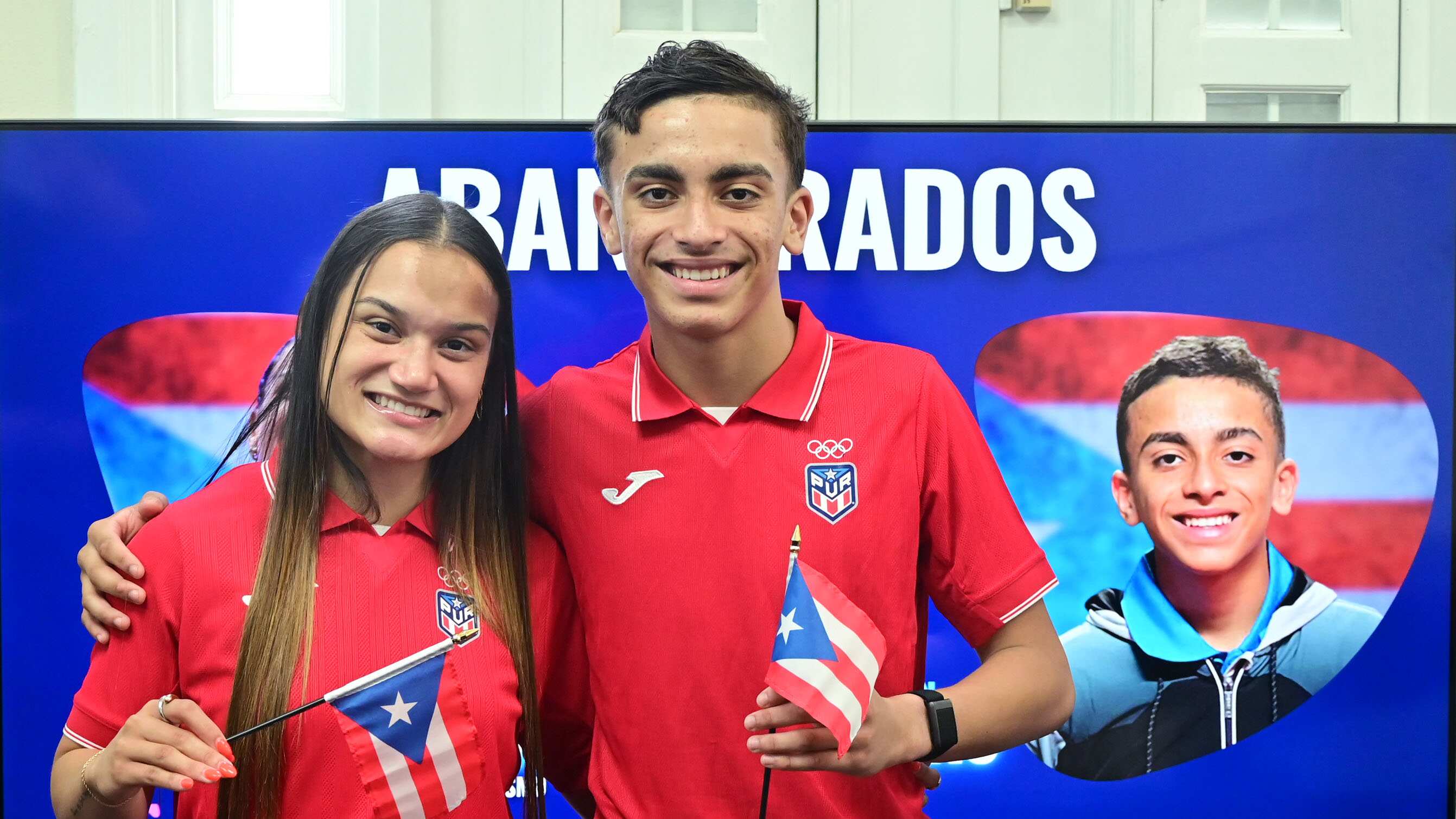 Gladymar Torres y Steven Moreno Rivera, Abanderados de la Delegación que representará a la Isla en los Juegos Panamericanos Junior Asunción 2025