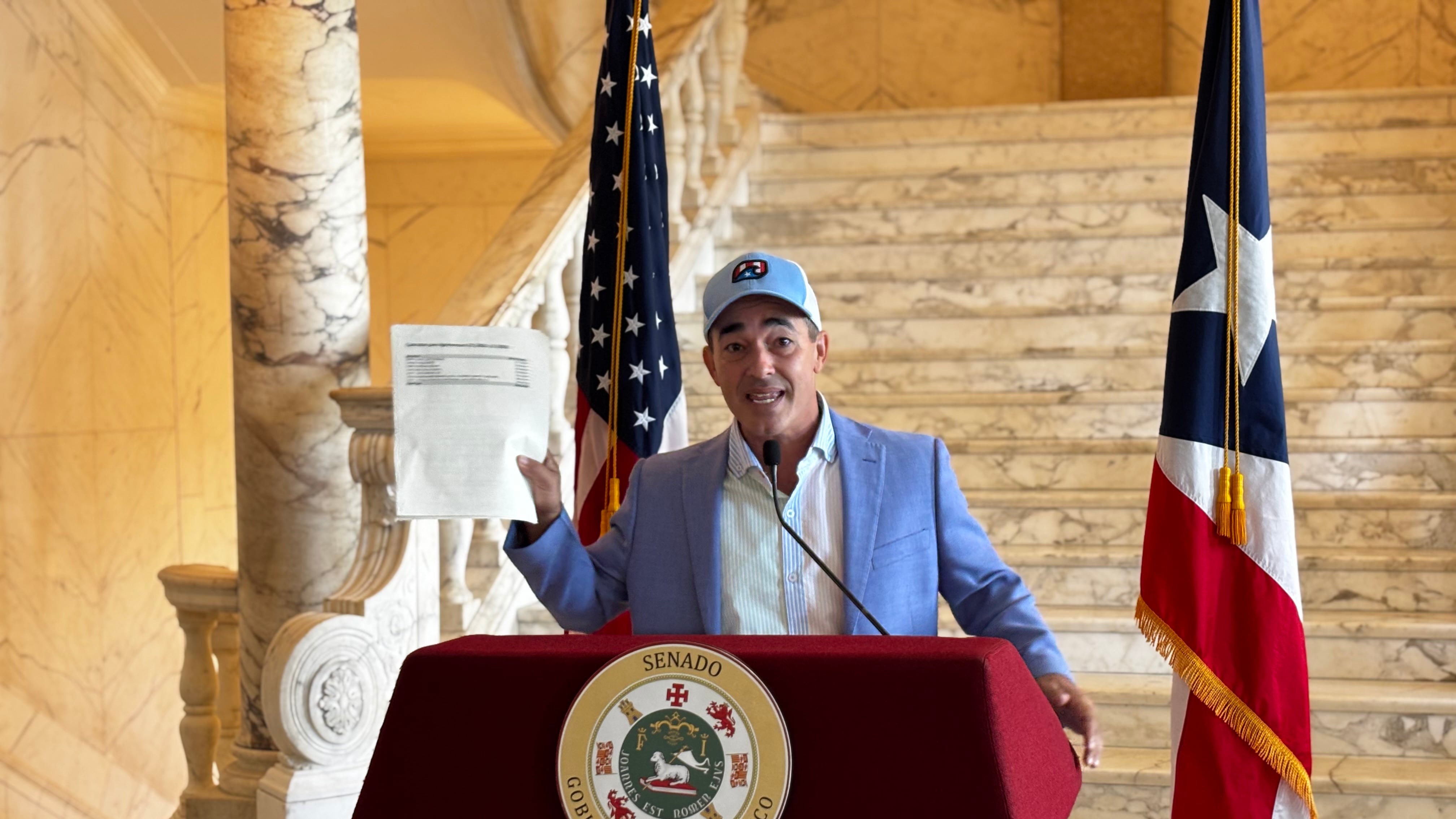 Eliezer Molina Pérez en conferencia de prensa sobre inventario de La Parguera a raíz de la Petición de Información 2026-0034.