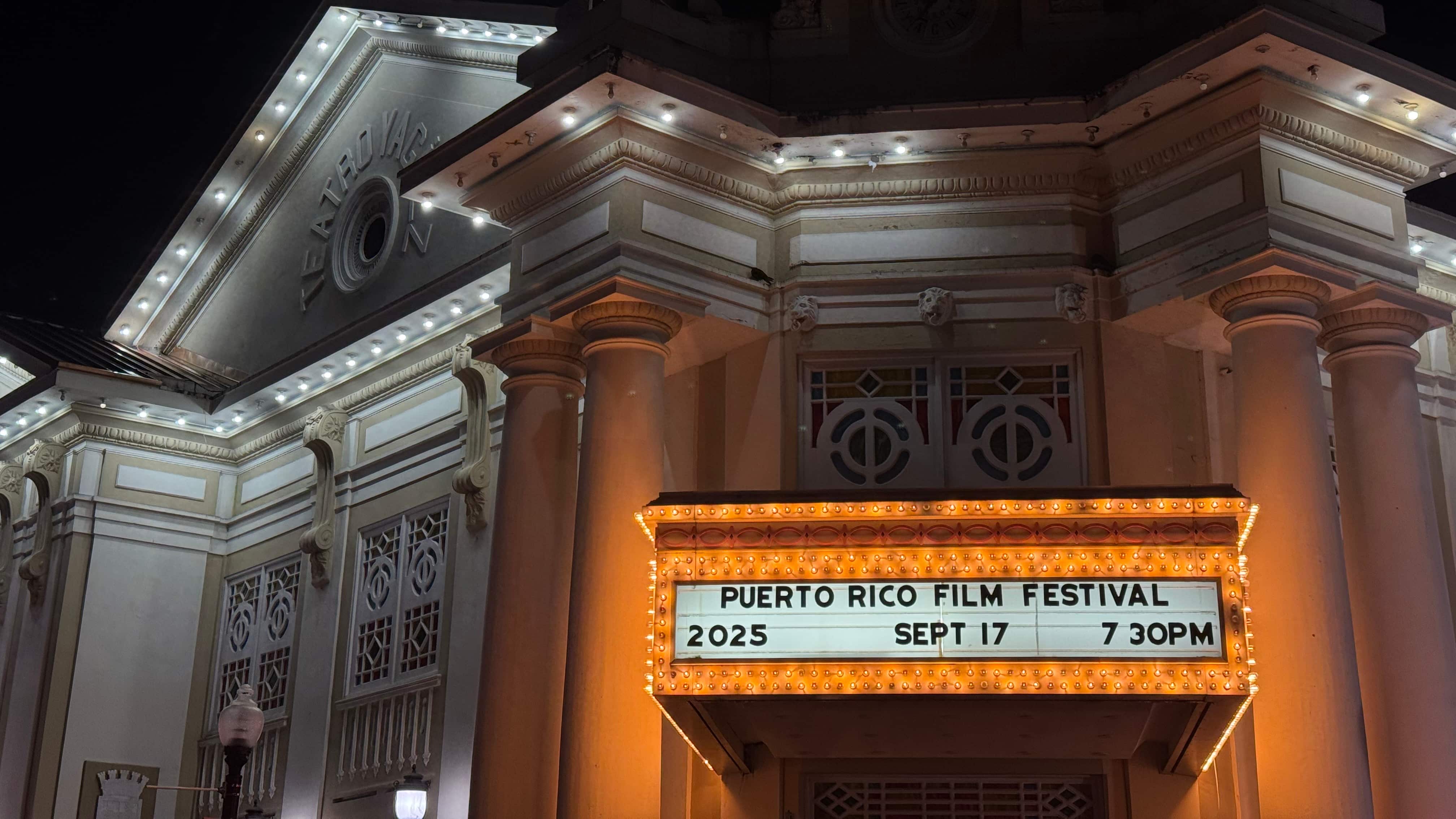 El teatro fue la sede del Puerto Rico Film Festival.