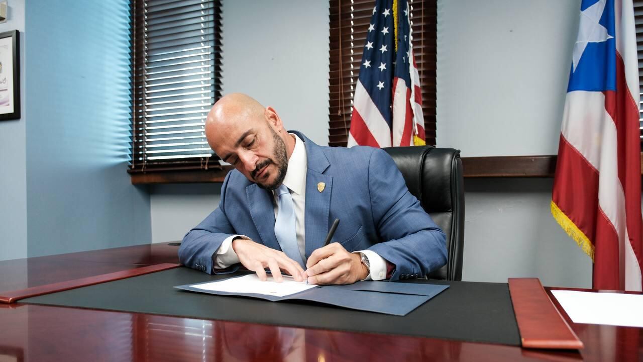 Nuevo comisionado Comisionado del Negociado de la Policía, Joseph González Falcón, en el Cuartel General de la Policía en San Juan.