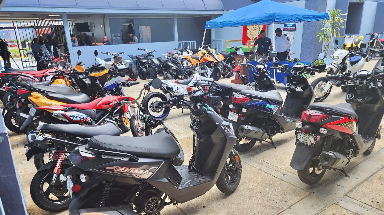 Motoras recuperadas en operativo de la Policía en varios municipios