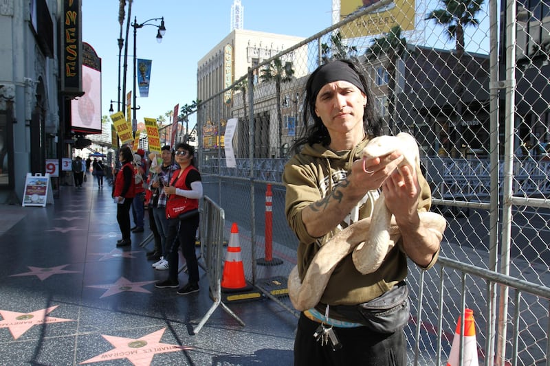 El bulevar de Hollywood se transforma para recibir a los Óscar y su millonaria producción