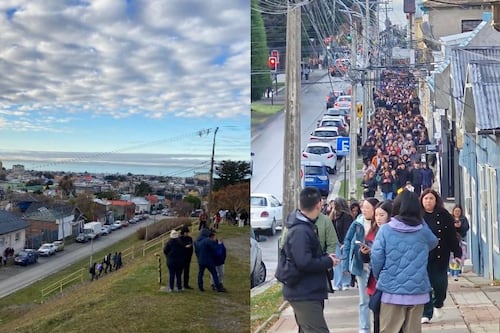Redes sociales muestran evacuación en Chile tras sismo y alerta de tsunami