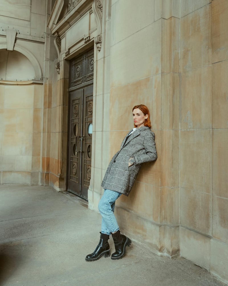 Look de jeans elegante