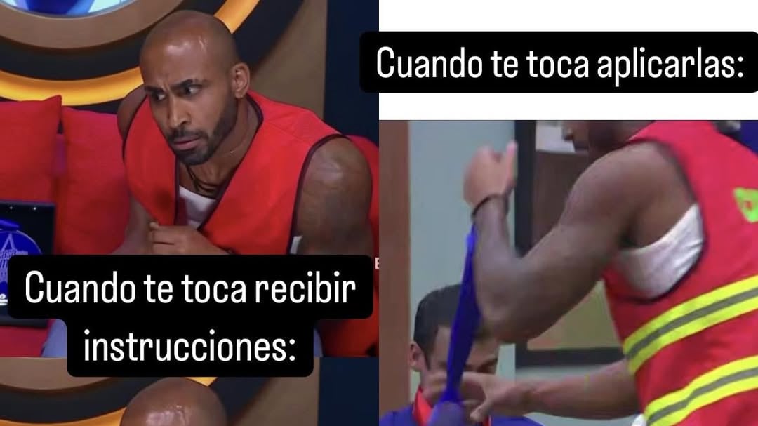 Meme de "Caramelo" tras jugada en el reality show.