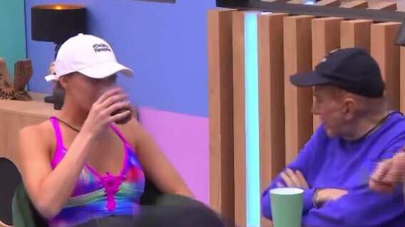 Madison Anderson y Osmel Sousa conversan en "La casa de los famosos 3".