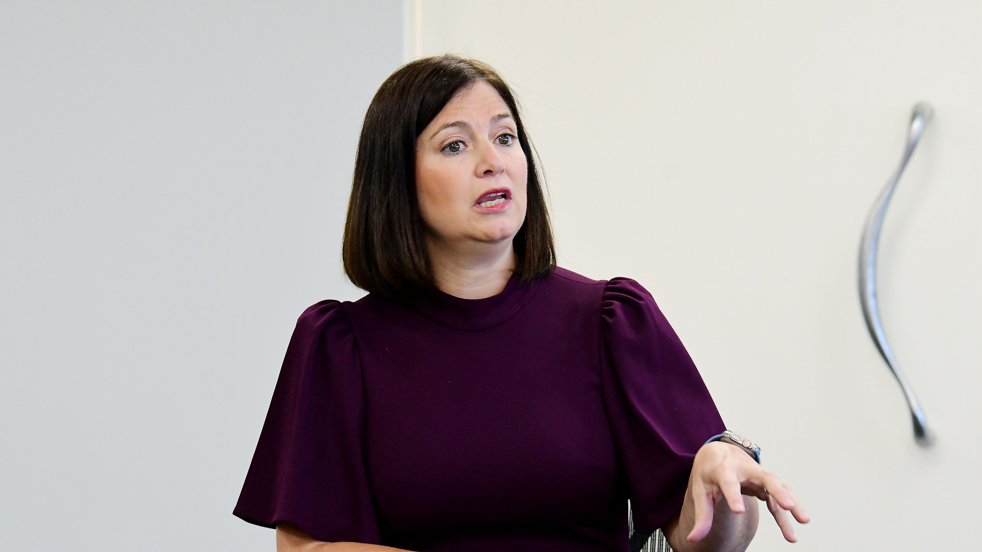 La jueza presidenta, Maite Oronoz