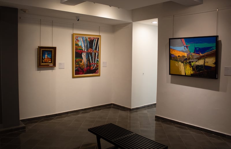 Exposición de arte en el museo del RUM
