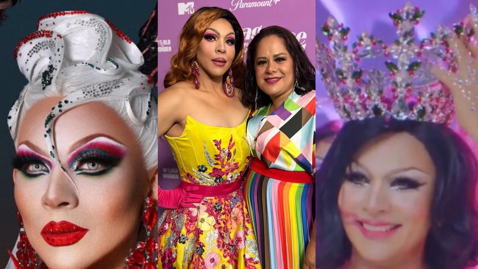 Cristian Peralta junto a su esposa Erica (centro).