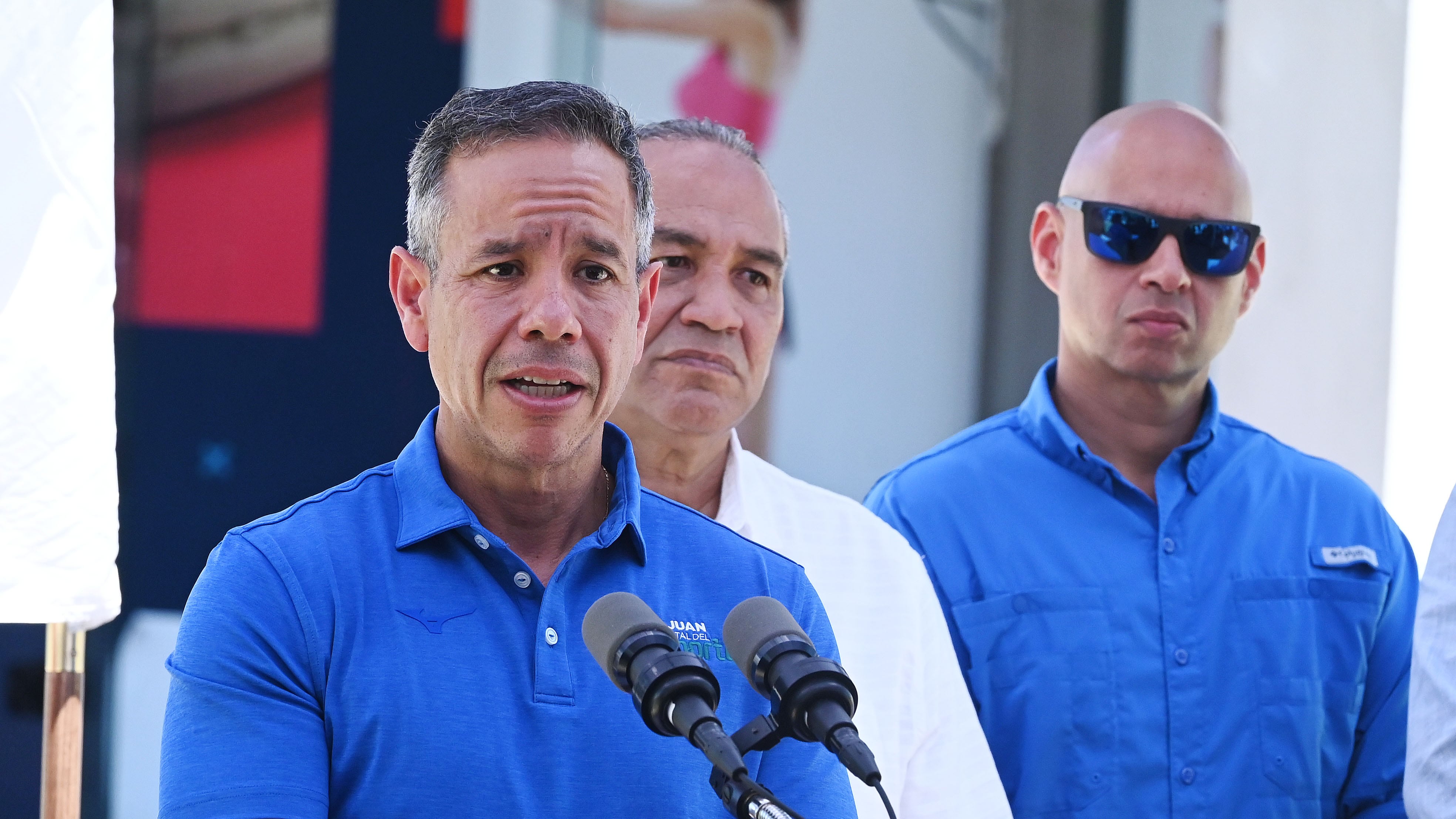 El alcalde de San Juan, Miguel Romero, anuncia la segunda fase de reconstrucción del Parque Central Hernan Padilla.