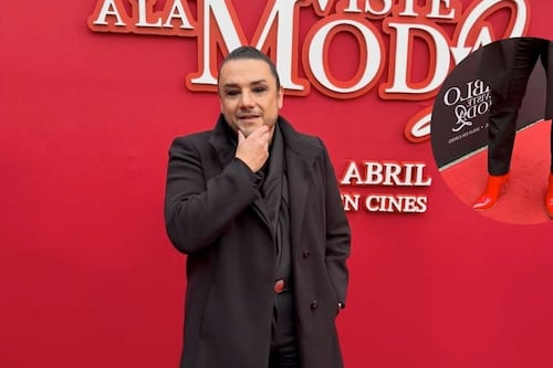 ¿Esteban Macías en tacones? El conductor defiende su polémico look junto a Meryl Streep; llama ‘reprimidos’ a ‘haters’