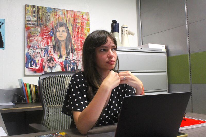 Astrid Lugo López, presidenta del CGE de Río Piedras, reclama más espacios óptimos de estudio en su recinto.