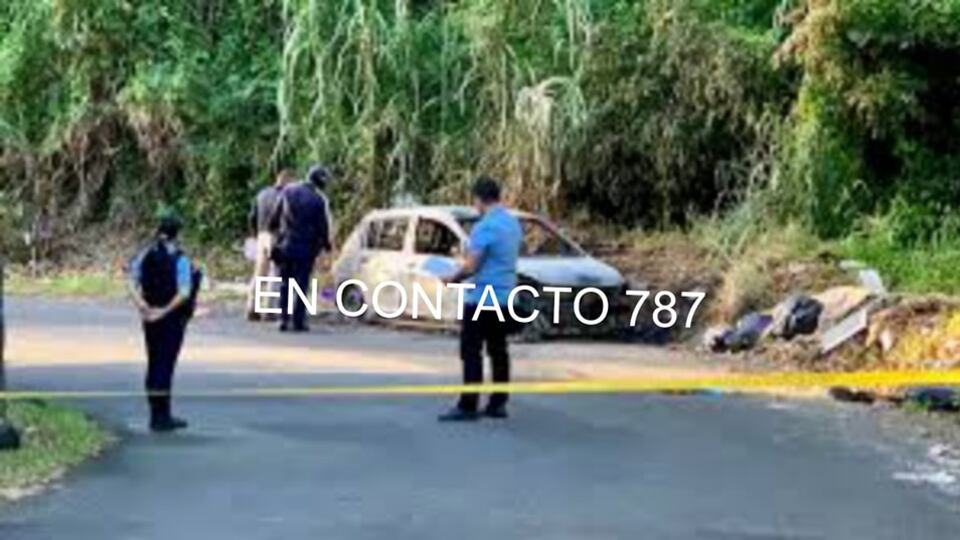 Hallan cuerpo calcinado dentro de auto en Luquillo.