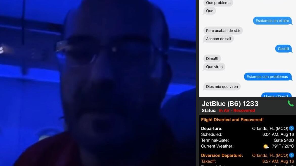 Conocido doctor relata angustioso momento en pleno vuelo de Orlando a Puerto Rico.