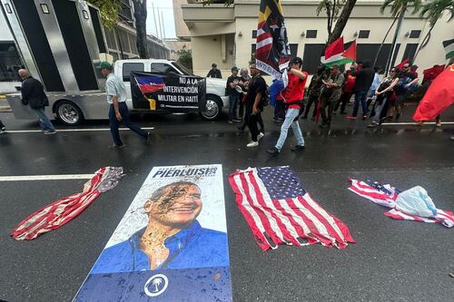 Manifestación del 1ro de mayo en Puerto Rico