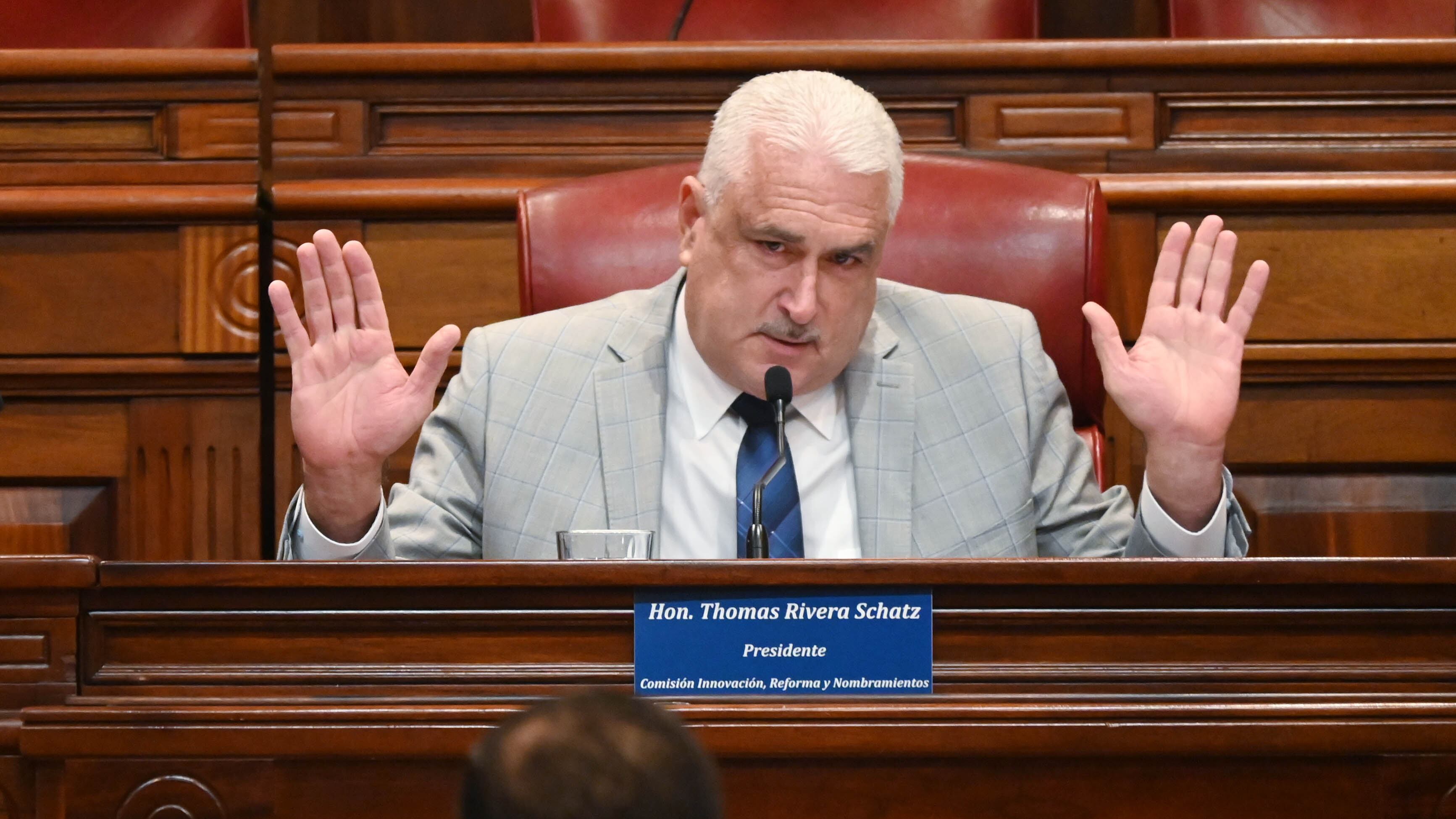 El presidente del Senado, Thomas Rivera Schatz
