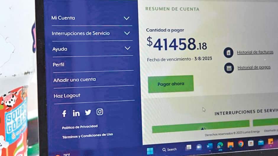 Factura de LUMA Energy