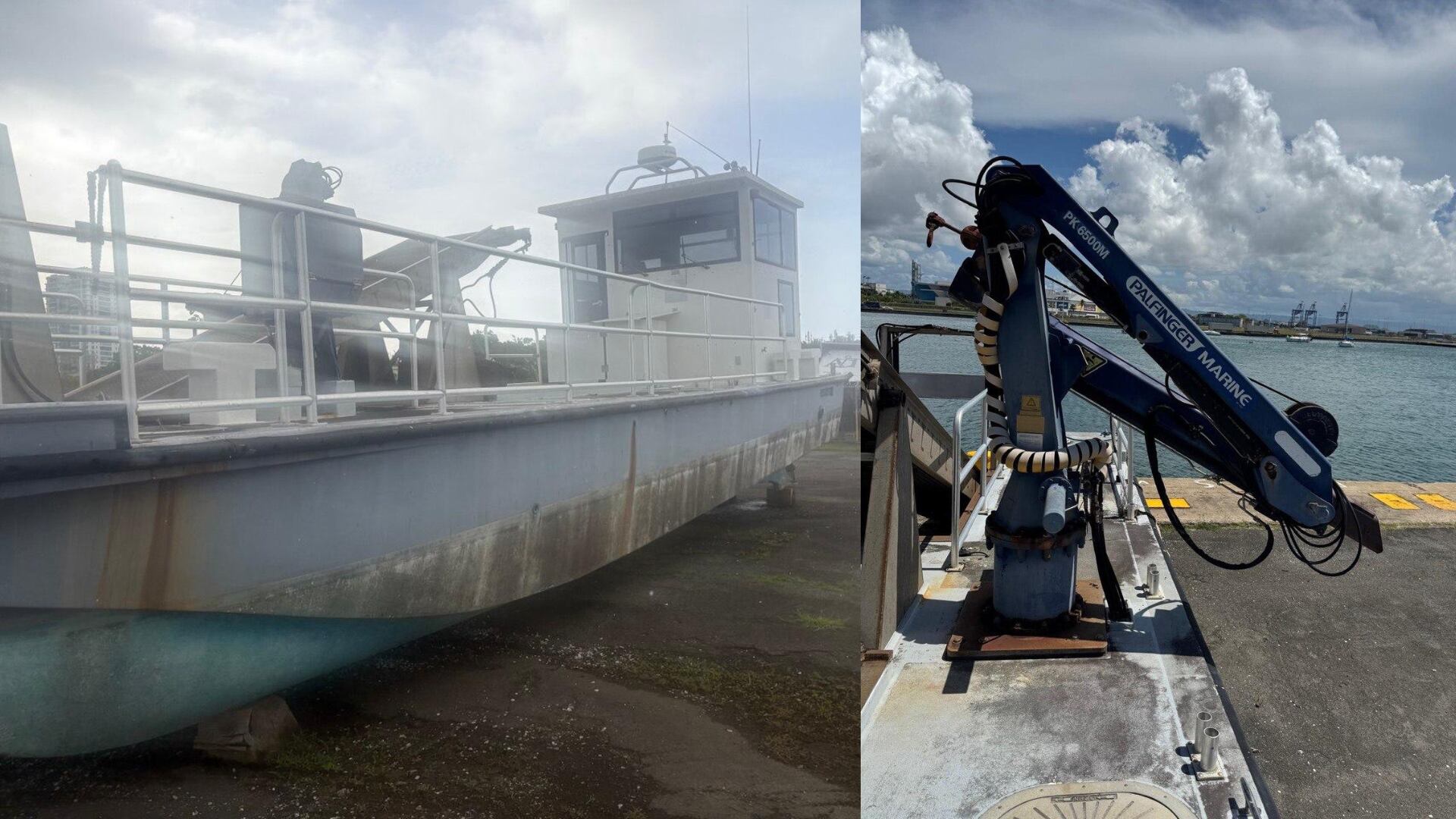 DRNA y Autoridad de los Puertos evalúan rehabilitar embarcación para recolección de sargazo