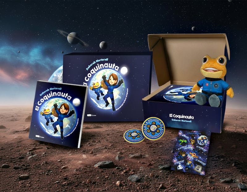 'El Coquinauta: el coquí que brincó al espacio'.