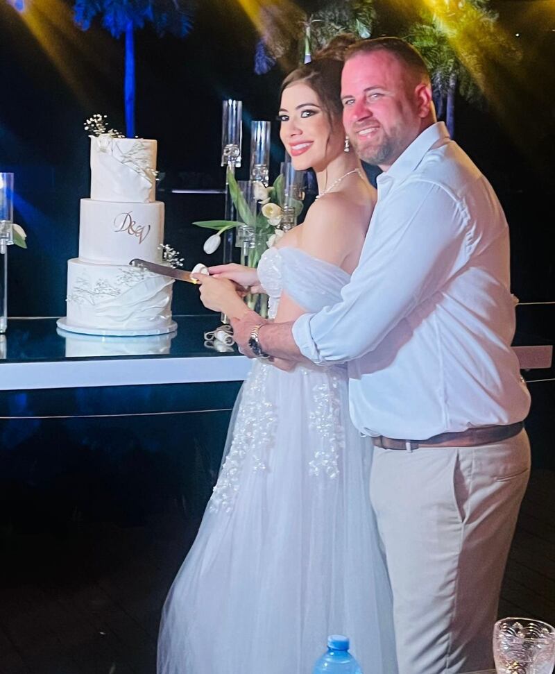Danilo Beauchamp y su esposa, Valeria Classen