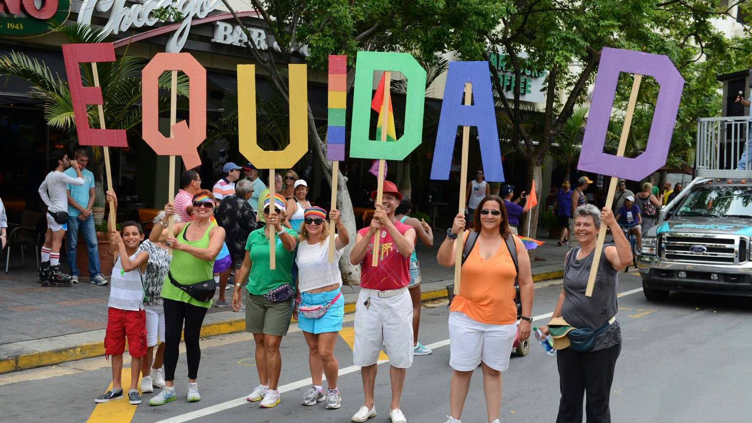 Marcha del Orgullo LGBTIQ+ de San Juan en el 2021.