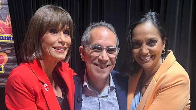 Cyd Marie Fleming, Nuria Sebazco y Elwood Cruz