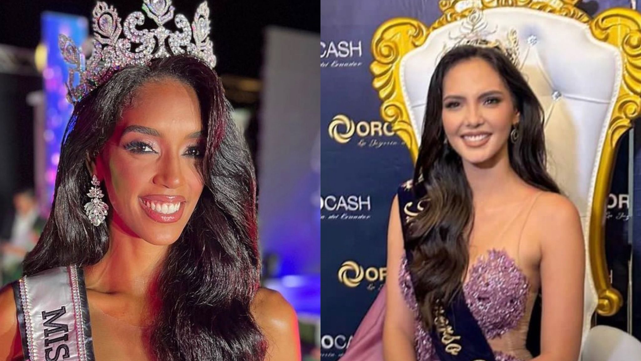 Nuevas Miss España y Miss Ecuador.