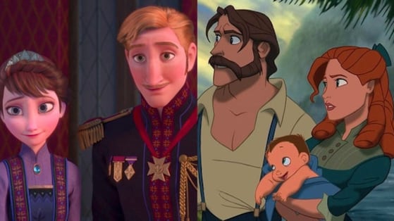 Tarzan, Elsa e Anna são irmãos?