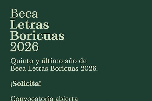 Abre última convocatoria de beca literaria del Fondo Flamboyán