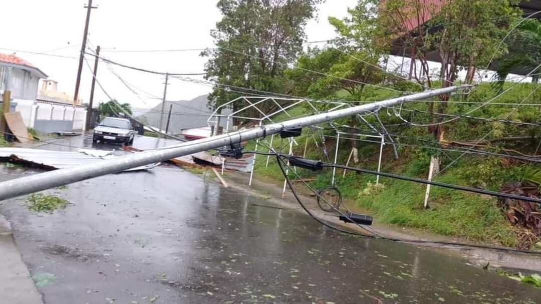 Daños en Peñuelas por paso del huracán Fiona.