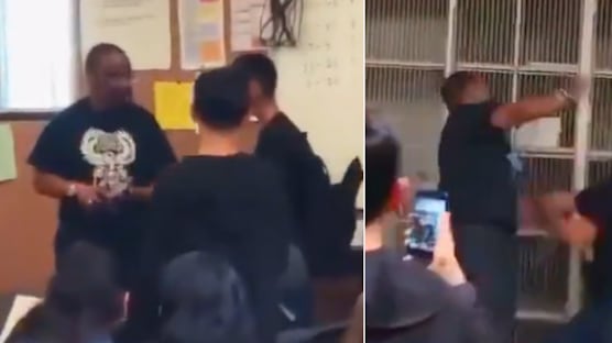 Profesor peleó con estudiante en el salón de clase