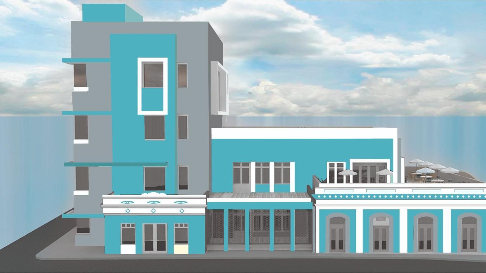 Fachada del Museo de Historia Natural y Conservación en Aguadilla.