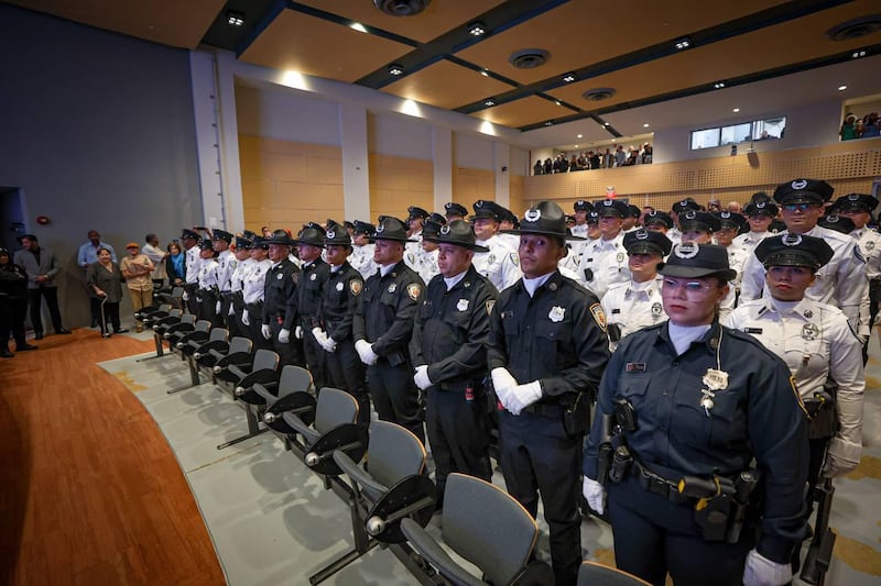 Nuevos cadetes municipales.