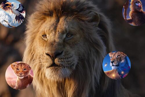 Así lucen los entreñables personajes de El Rey León en la nueva película Mufasa