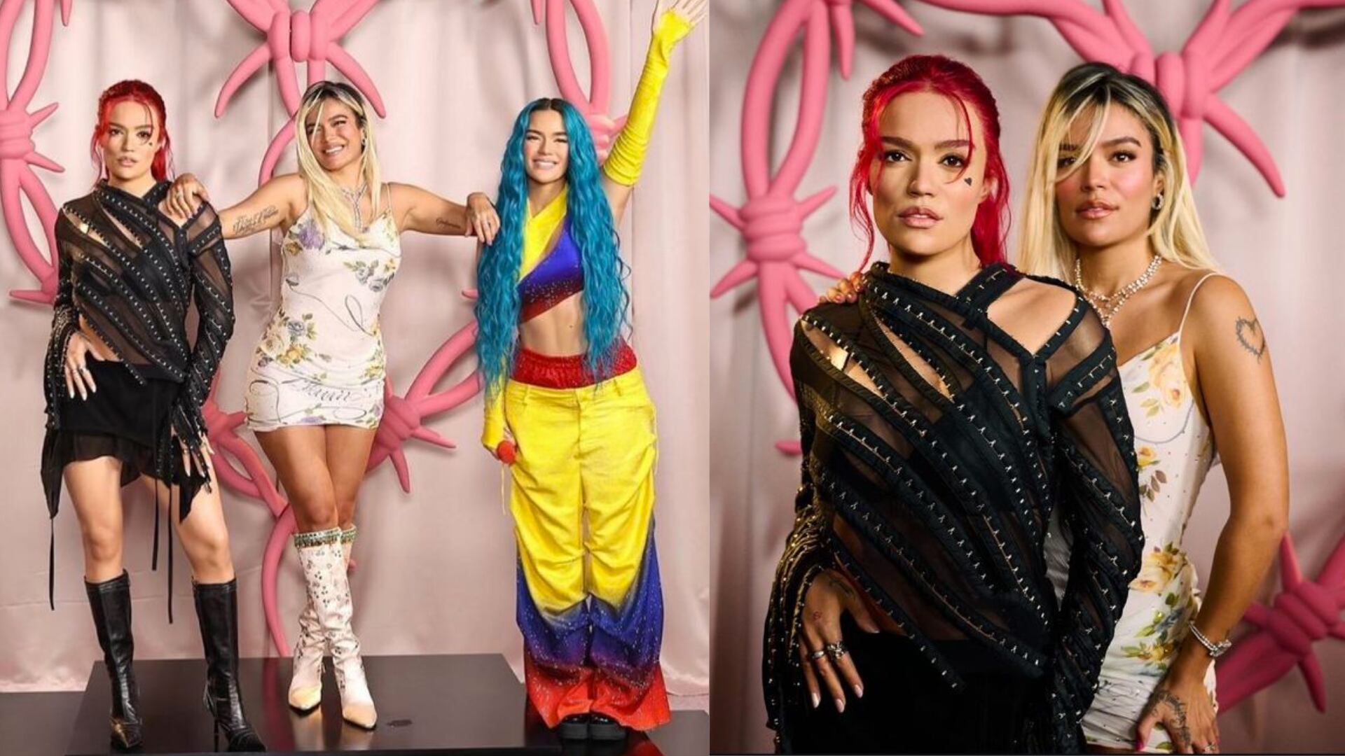 Karol G posa junto a sus nuevas estatuas de cera en Nueva York y las Vegas