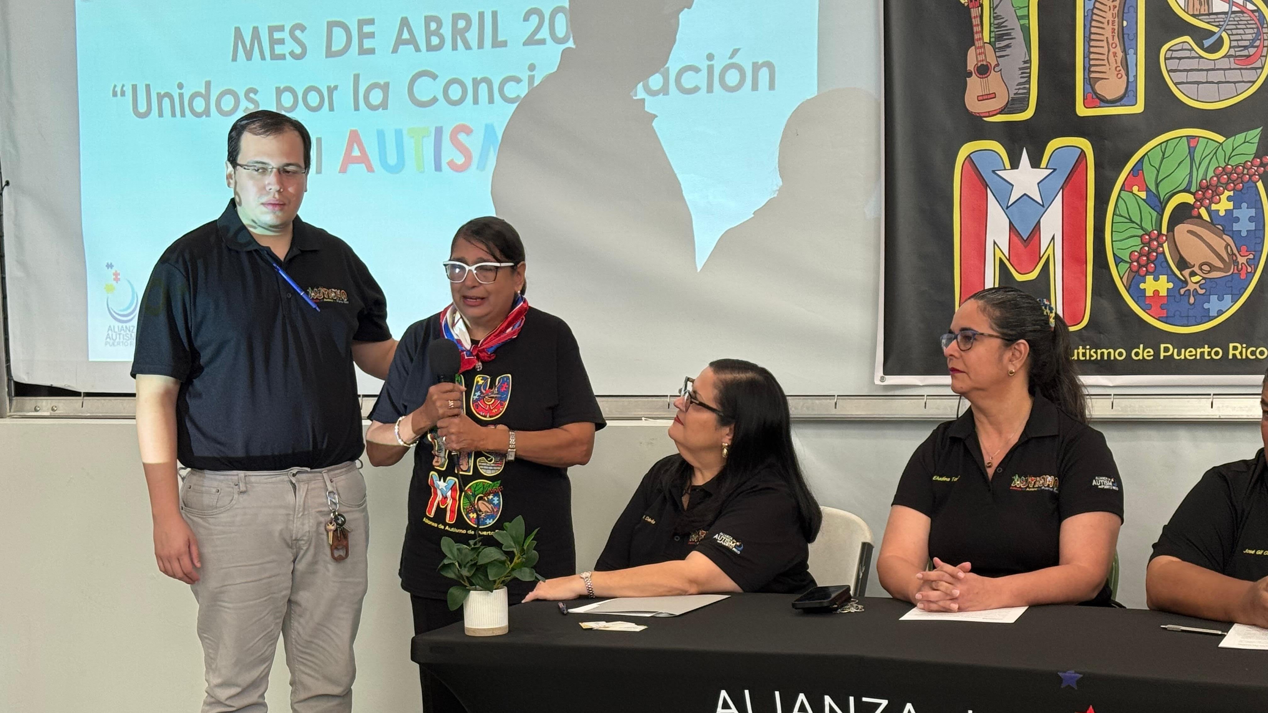 Conferencia de prensa de la Alianza de Autismo de Puerto Rico (AAPR) efectuada hoy, 1 de abril de 2026, inicio del Mes de Concienciación sobre el Autismo