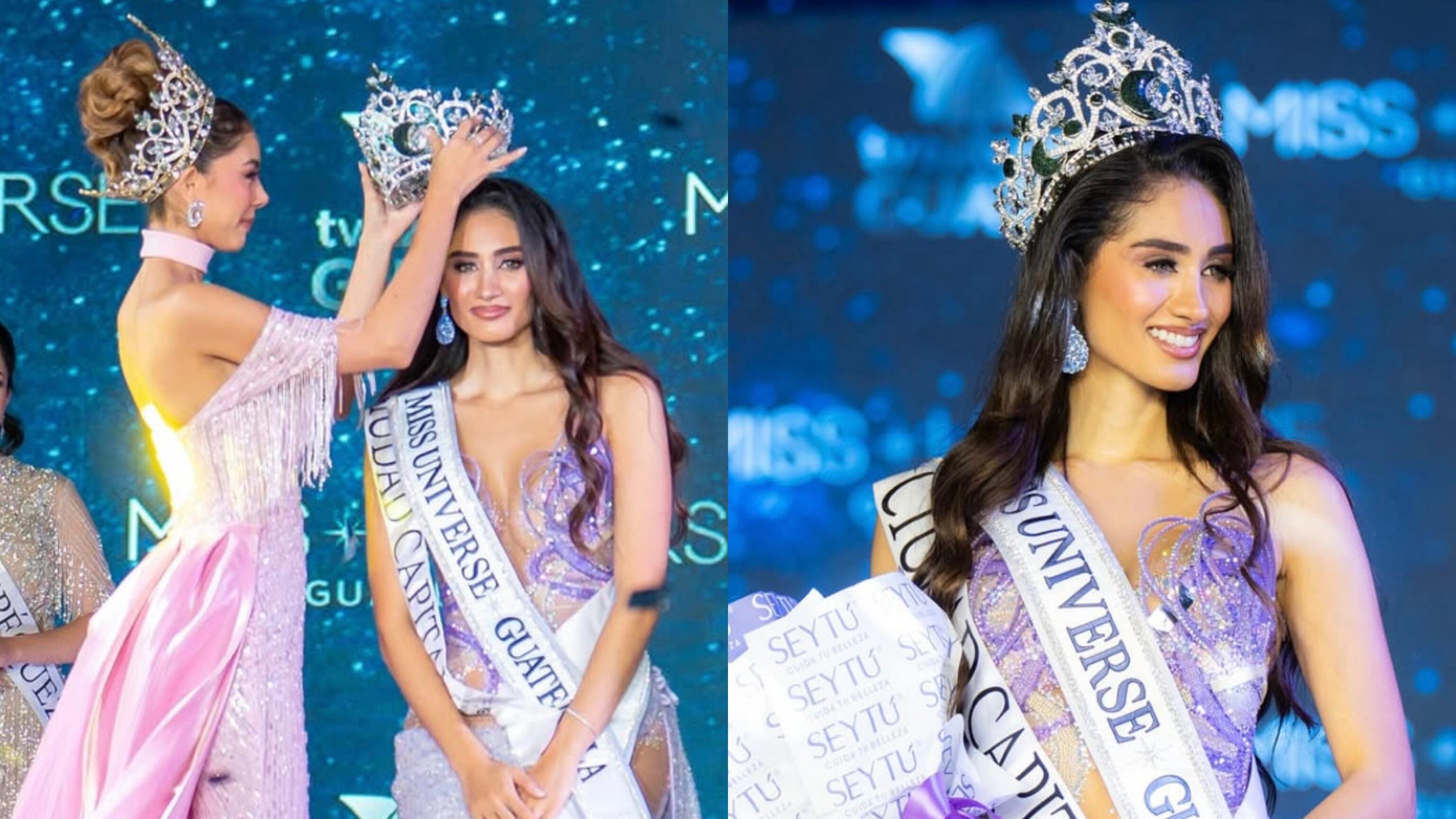 Raschel Alexandra Paz fue coronada por Ana Gabriela Villanueva.