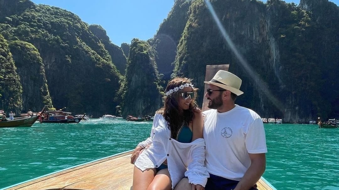 Gisselle Ortiz y su actual pareja