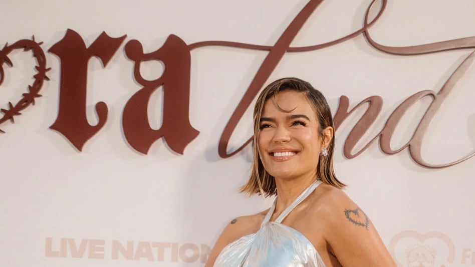 Karol G en la segunda gala benéfica Con Cora Land de su Fundación Con Cora.