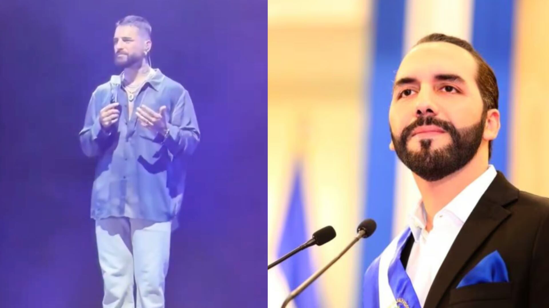 Maluma y Nayib Bukele