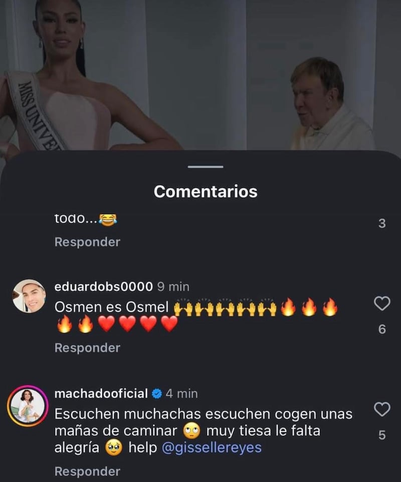 Alicia Machado critica a Zashely Alicea.